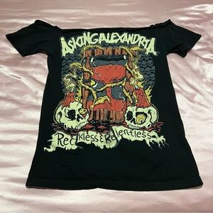 asking alexandria band tee